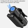 6-Modes Dimming Handheld Worklight 180-Degree Rotation USB Rechargeable Portable Gym Lamp Waterproof Design Foldable Portable