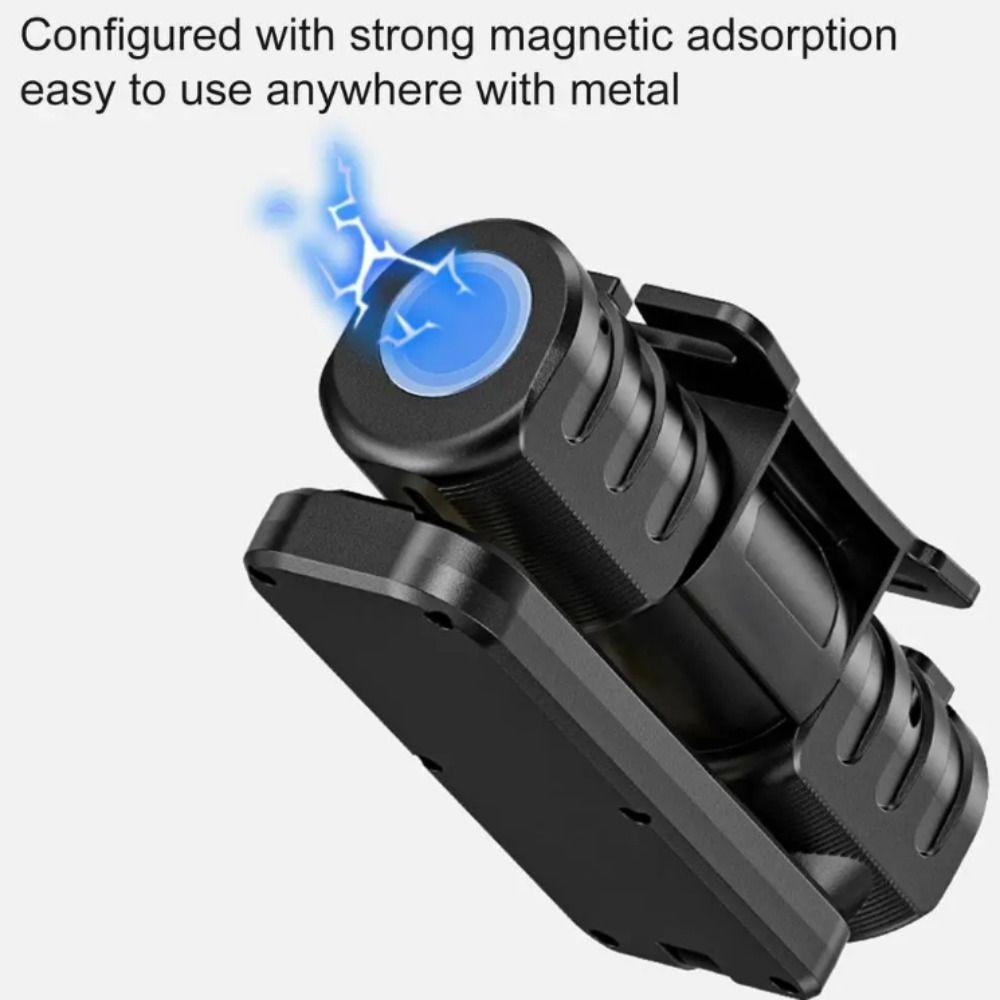 6-Modes Dimming Handheld Worklight 180-Degree Rotation USB Rechargeable Portable Gym Lamp Waterproof Design Foldable Portable