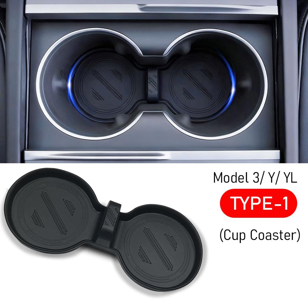 USVOTOV All-Weather Floor Mats Cargo Liner For 2026 Tesla Model YL Y L (6 Seats) Accessories Trunk Mats Back Seat Protector Pads
