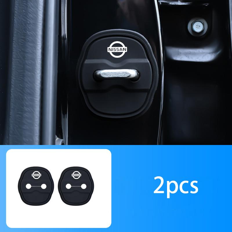 

Car Door Lock Buckle Protector Cover Emblem Sticker Accessory For Nissan GTR NISMO Qashqai Patrol X-trail Tiida Navara Sylphy