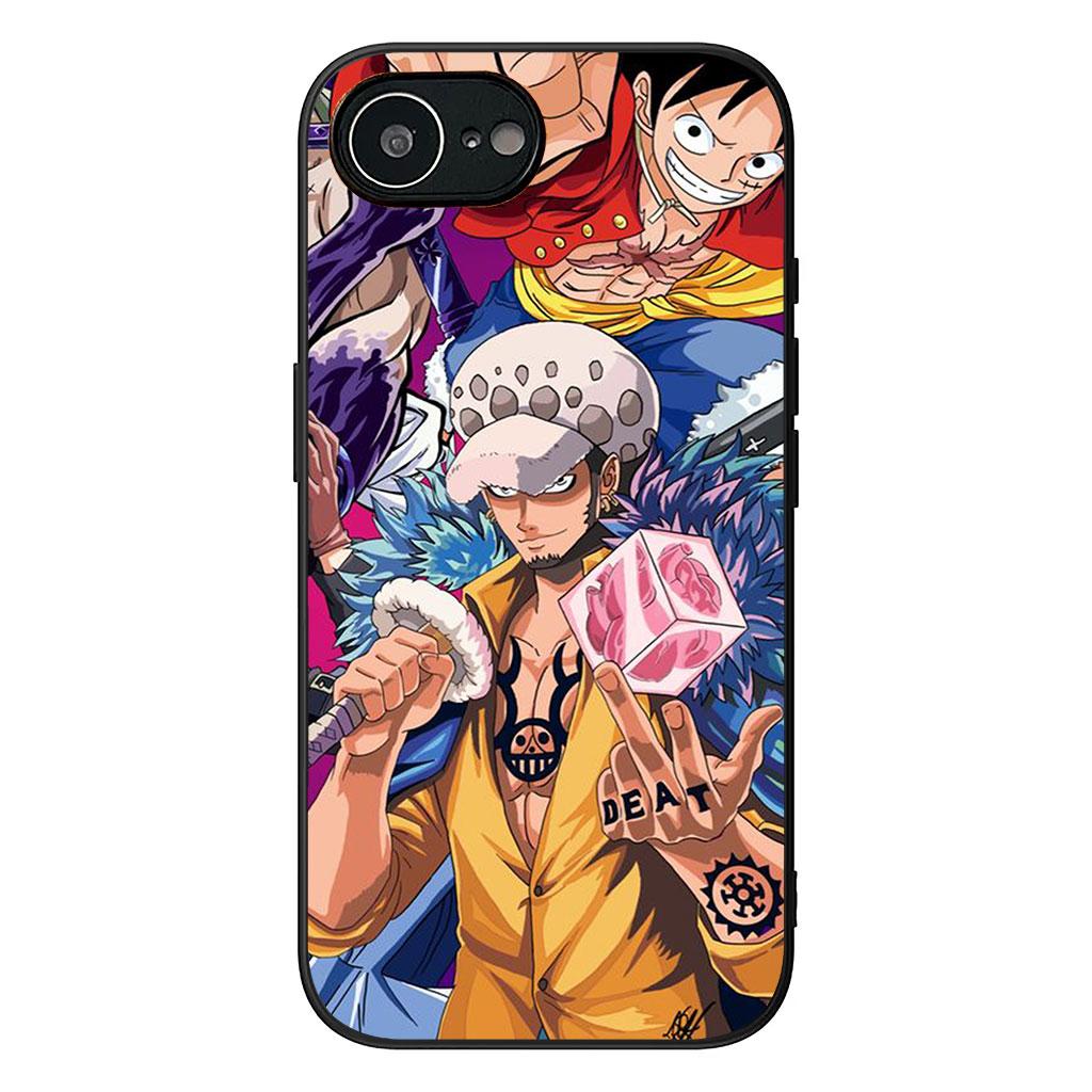 for Samsung Galaxy A25 A37 A57 A12 A14 A50 A51 A70 A71 A72 A21S A04 M15 Note 20 9 8 10 Case One Piece Trafalgar Water Law Luffy