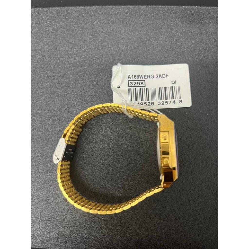 Used 【New Unused】Casio VINTAGE A168WERG-2A Gold Wristwatch