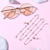 Artificial Pearl Glasses Chain Glasses Reading Frame Lanyard Glasses Rope MA