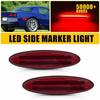 Red Lens For 1997-2004 Chevrolet Corvette C5 LED Bumper Side Marker Light Lamp