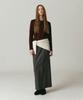LOSSYROW Basic Round Tee Burgundy