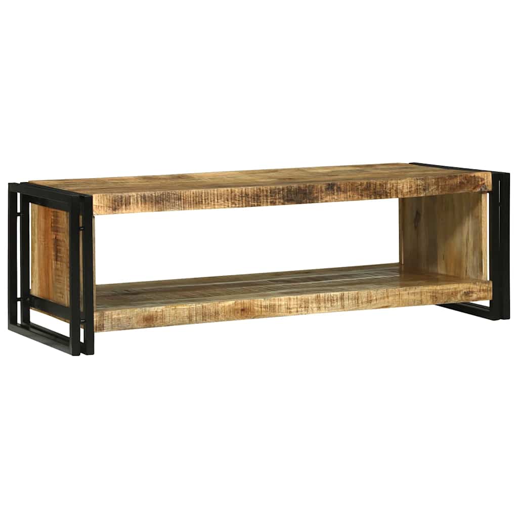Coffee Table Brown 120 x 50 x 38 cm Solid Mango Wood