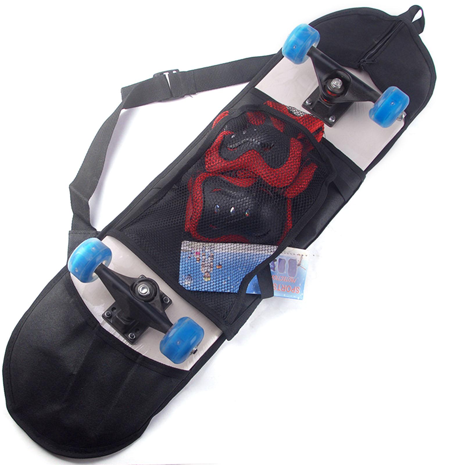 Sac De Transport Imperméable Pour Skateboard Et Longboard – Tissu Oxford Résistant, Cordon De Serrage, Bandelette Réglable, 84 X 32 Cm