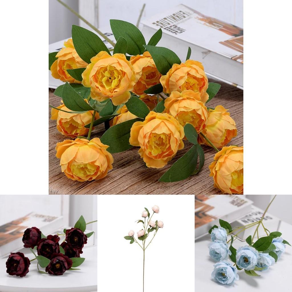 Paeonia Suffruticosa Silk Flowers For Wedding Backdrop And Event Photography With Realistic Look