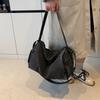 Schoolbag Fashion Denim One Shoulder Crossbody Handbag Large Capacity Korean Version Ins Casual Casual Trend Commuter Multi-compartment