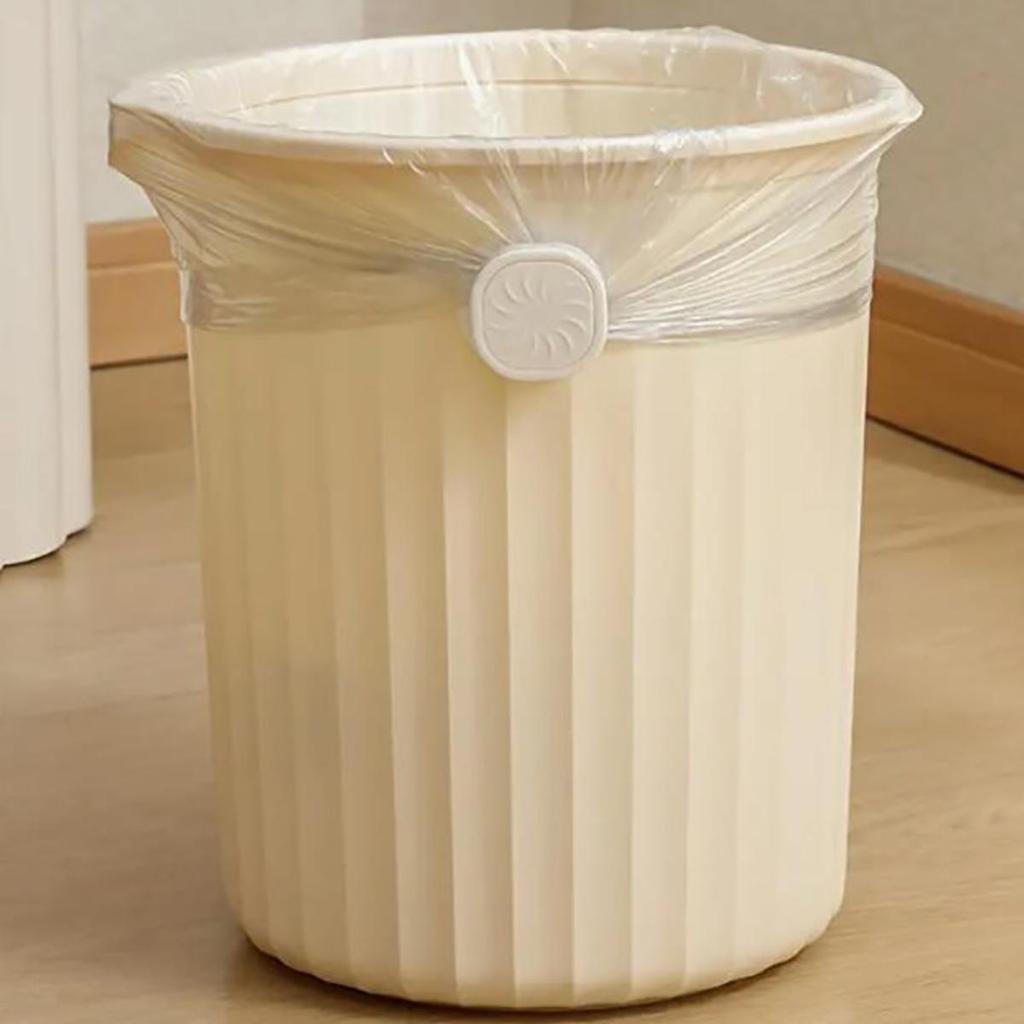 Waste Bin Rotating Fixed Clip Garbage Bag Side Button Waste Basket Fixation Trash Bag Non-Dirty Hand Holder Storage Tool