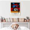 Poster della mostra francese di Le Corbusier Vintage Autrement Immagini astratte Moderne decorazioni per dipinti su tela astratti della metà del secolo