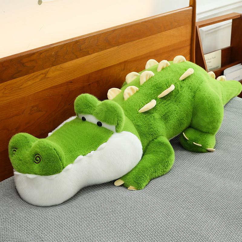 

Plush Crocodile Toy Pillow With Soft Pp Cotton For Kids And Teens Bedroom Decor 50cm