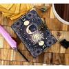 Sun & Moon Leather Grimoire Journal: Spell Book