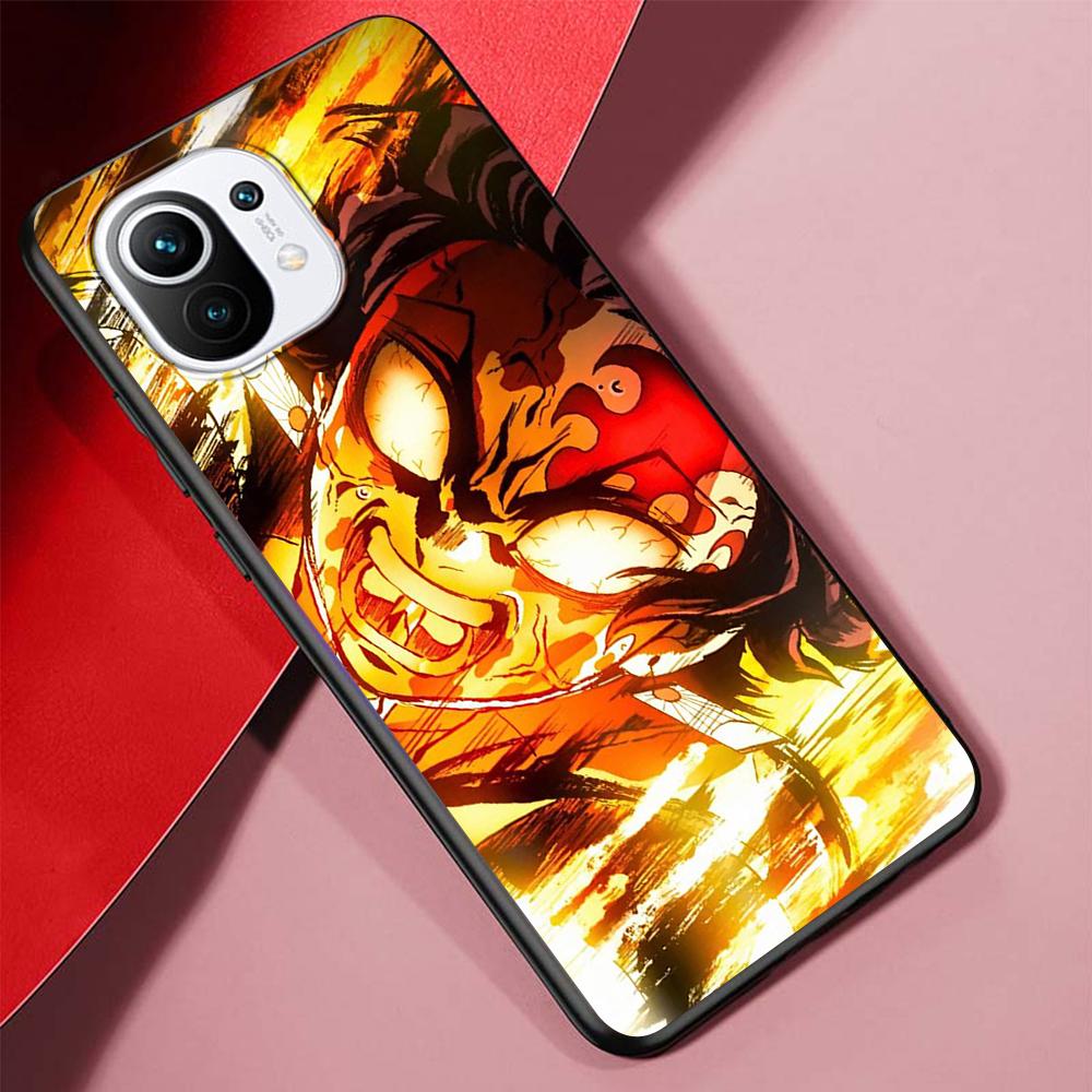 Anime Demon Slayer Case for Xiaomi Mi 11 Lite 5G 12 Pro Note 10 10T 9 SE 9T 10S 8 A2 Lite CC9 Redmi Note 11 9S TPU Phone Cover