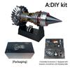 Tr900 Aircraft Turbofan Engine Electric Simulation Jet Turbojet Engine Assembly Diy Model Kit Toy Ornaments Gift