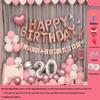 18th Birthday Party Decoration Set - Balloons & Backdrop for Boys and Girls