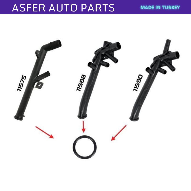 2 Stück Kühlmittelrohrdichtung für Renault Nissan Dacia OEM 7703065311