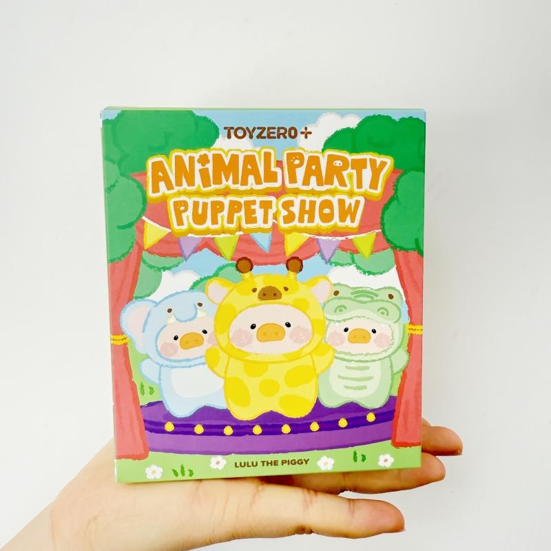 

LuLu Pig Animal Party Forest Theater Series Blind box vinyl figurine Gift trendy collectible figurine for girls and boys