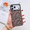 INS Leopard Print Phone Case For iPhone 17 16 15 14 13 12 11 Pro Max Air Matte Laser Aurora Shockproof Funda