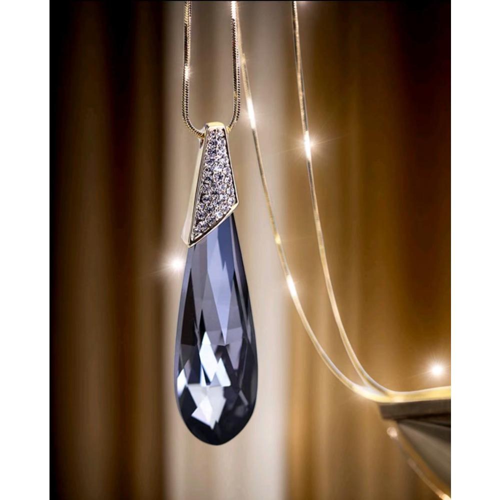 Sweater Chain Long Necklace Light Luxury High Sense Versatile Fringed Jewelry Accessories Pendant