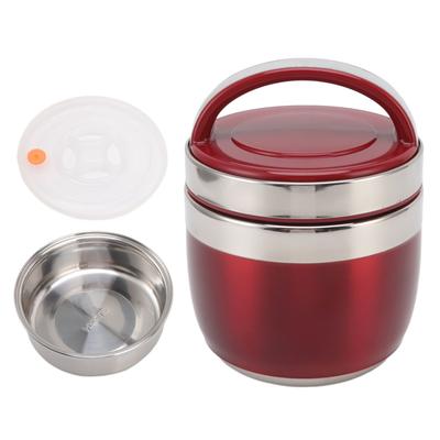 1.2L Thermische Lunchbox Bento Box Set 304 Edelstahl für Kinder Jugendliche Erwachsene Isolierte Lunch