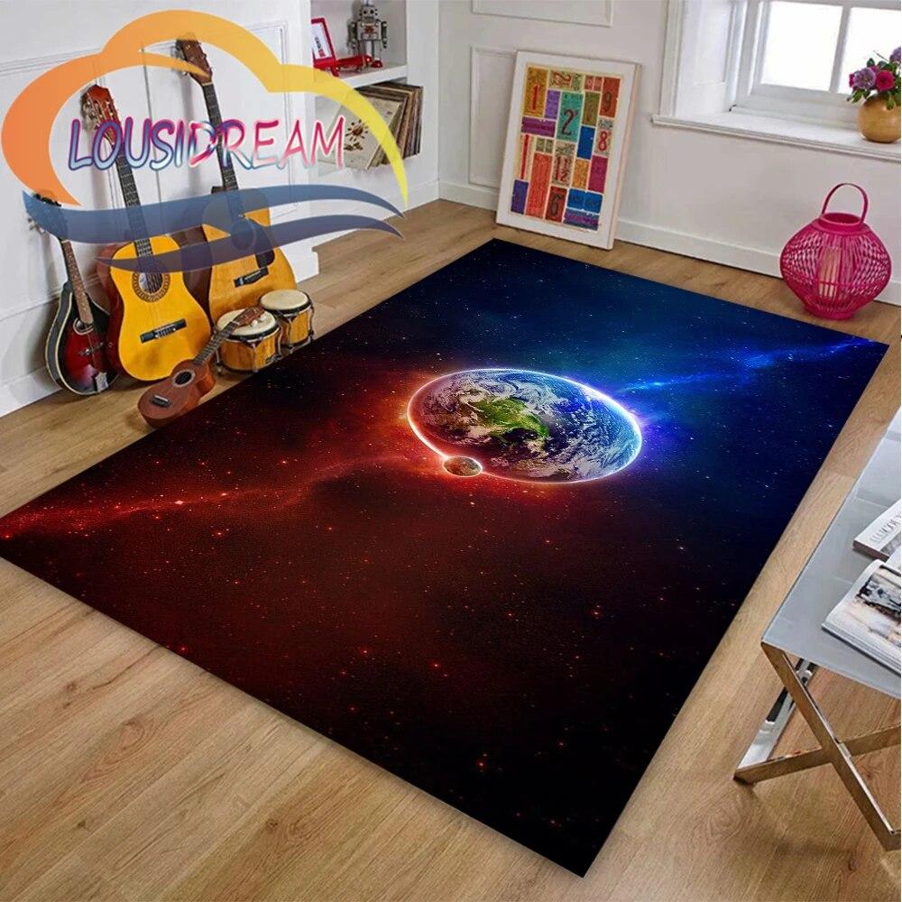 3D Pattern space universe  vector and many planets in galaxy-Popular Cushion In Europe  America Fashionable Carpet