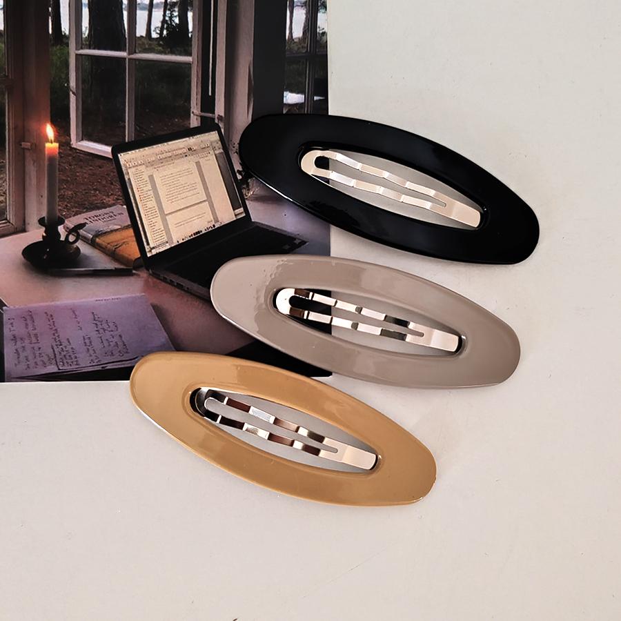 3pc European and American Solid BB Hairpin Hair Side Clips Simple Easy Matching Korean Hair Accessories Headwear for Girls Women