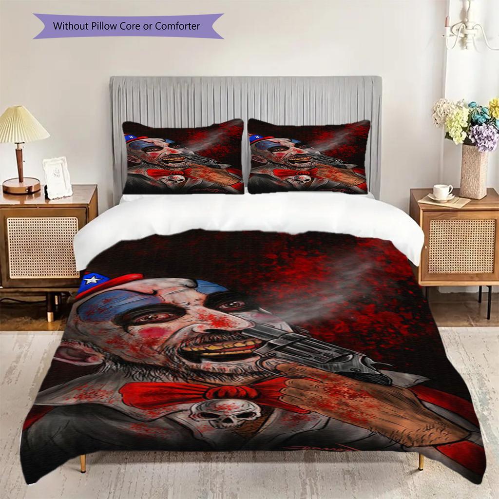 Zombie Art Set Bedding 1 Duvet Cover 2 Pillowcase Without Core Bedding Set Duvet Cover And Pillowcase Soft And Comfortable Bedding