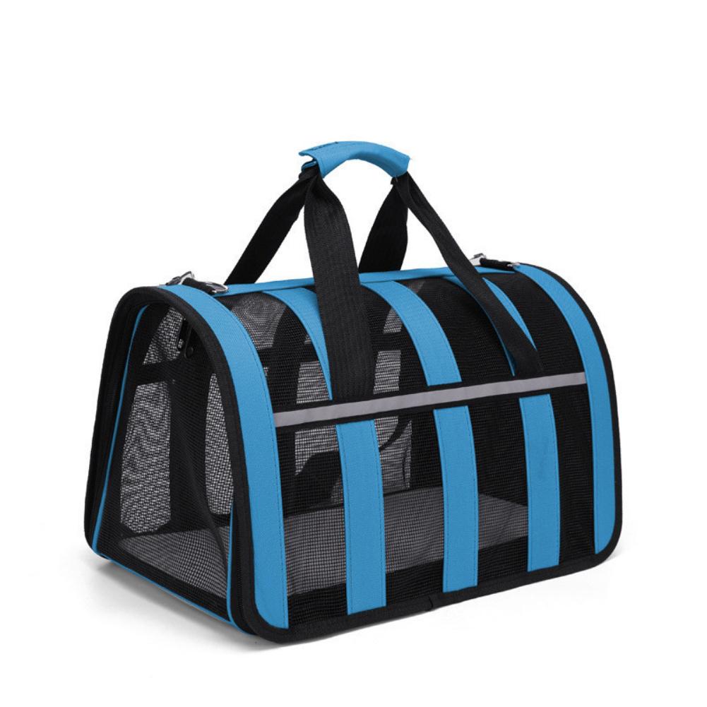 Dog Carrier Bag Soft Side Backpack Cat Pet Carriers Dog Travel Bags Breathable Cat Outing Bag Shoulder Bag