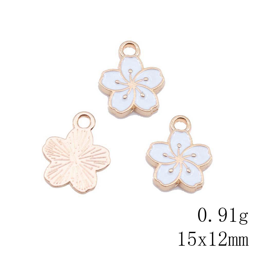 Thanksgiving Day Charms Jewelry Plant Flower Enamel Charms Pendant Ornaments For Home Cell Phone Pendant