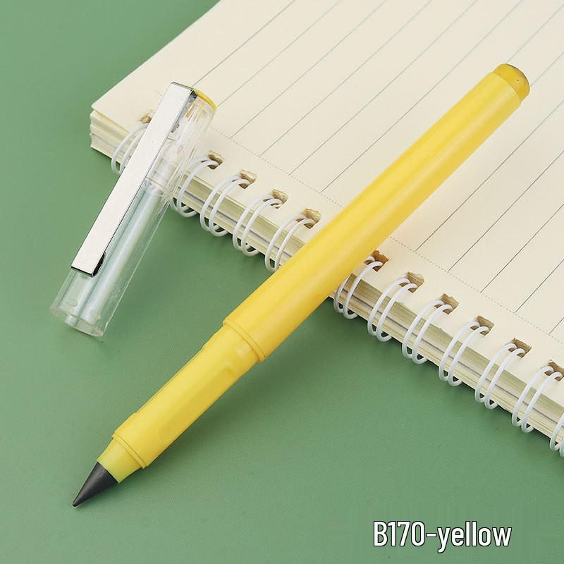 Black Tech Eternal Pencil: No Sharpening, No Ink, Break-Resistant Lead, Posture-Correcting Drawing Tool