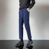 Men's Lightweight Korean Style Slim Fit Casual Suit Pants