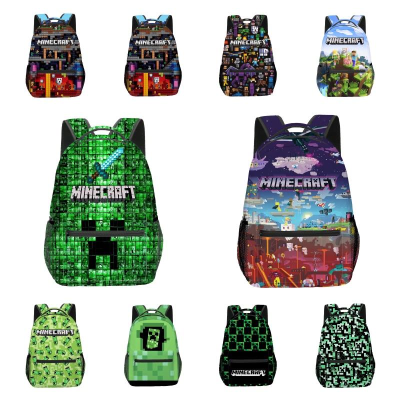 New Arrival Minecraft Kids Backpack For Elementary School Students