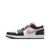 Jordan Air Jordan 1 Tomb Raider Aşınmaya Dayanıklı Düşük Bilekli Vintage Basketbol Ayakkabıları Unisex Gri Beyaz 553558-165(Takım626-)