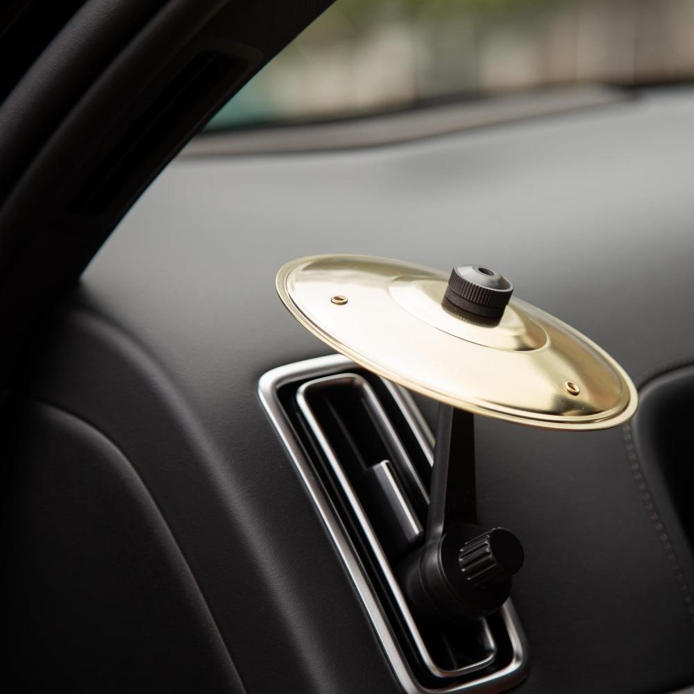 Creative Mini Car Crash Cymbal Easy Installation Rugged Drum Car Decoration for Car Air Vent