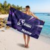 Melbourne Storm Customized Name Text Beach Towel, Soft Absorbent Towel Beach Pool Travel Personal Gift