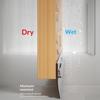 Soundproof PVC Door Bottom Seal Strip Self Adhesive Strong Adhesion Dustproof Easy Trim for Home Garage Office Entry Doors