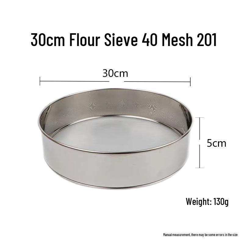Stainless Steel Fine Mesh Flour and Sugar Sifter Tool
