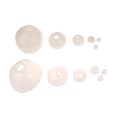 5 Peças/Conjunto Aliviar o Estresse Brinquedo Bola Artesanal Faça Você Mesmo Bola Vazia Couro Tpr Fluido Jogador Bola Barulhenta Bola de Ventilação