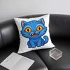 1pc Anime KPOP Demon Hunters Tiger Pillow Case Fashion Square Pillowcase Bedroom Sofa Room Ins Decoration Leisure