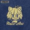 [Official] 2D COSPA Tsukihime -A Piece of Blue Glass Moon- Neko Arc One-Point Embroidered T-Shirt Indigo Size Small