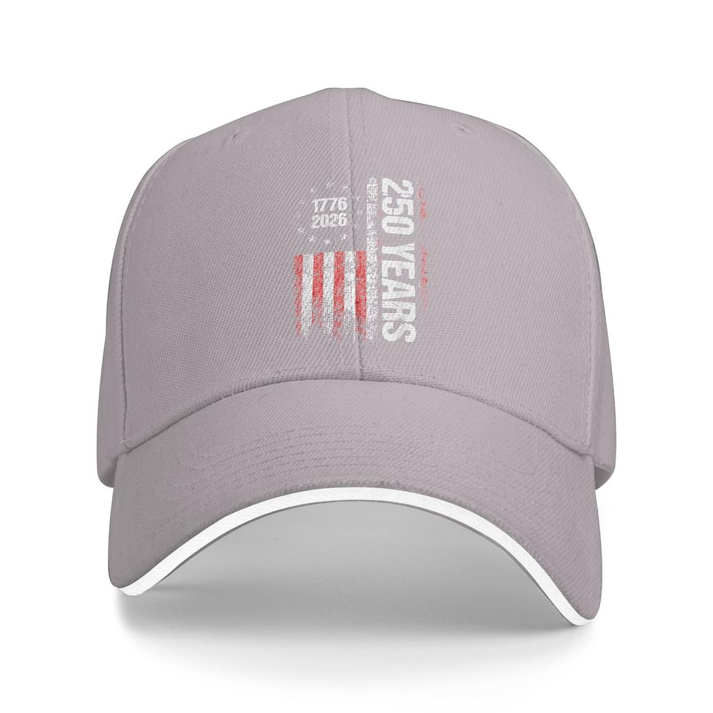 Summer Casual Baseball Cap 250 Years American Anniversary 250th Independence Day Outdoor Trucker Hat Male Trendy Baseball Caps