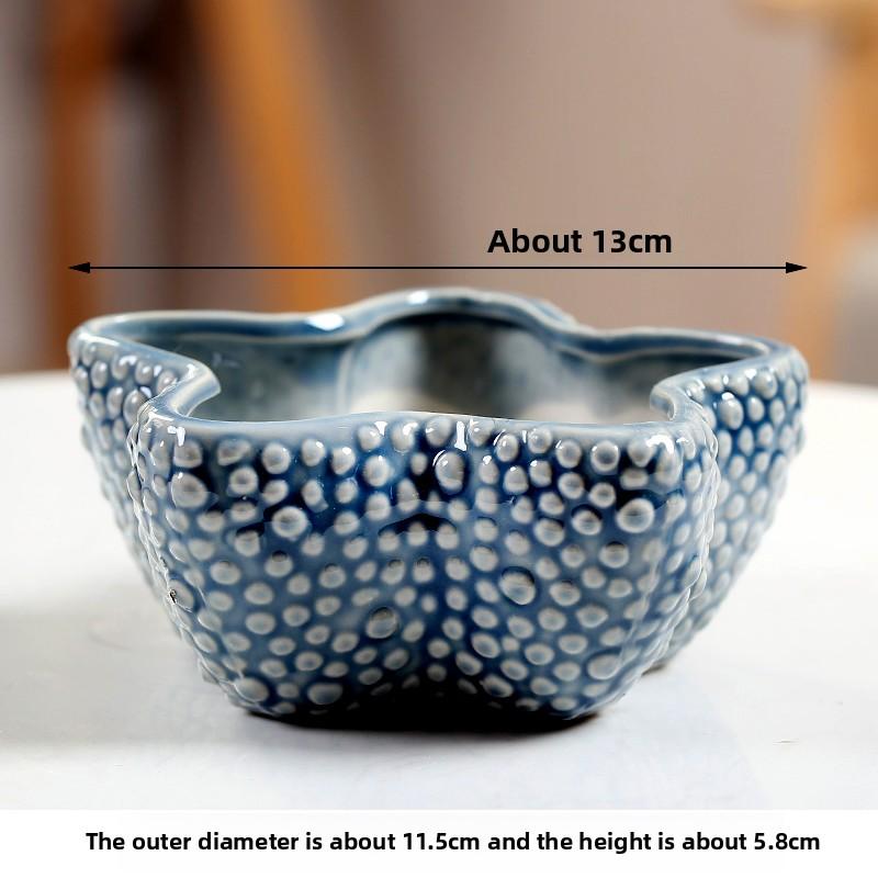 Mořská zvířata, jednoduchý evropský styl, kreativní, roztomilé a personalizované, keramické květináče, malé popelníky, domácí dekorace