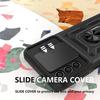 Coque de protection rigide - Booling - pour Samsung A13 5G - Noir - Antichoc - Cache caméra coulissant