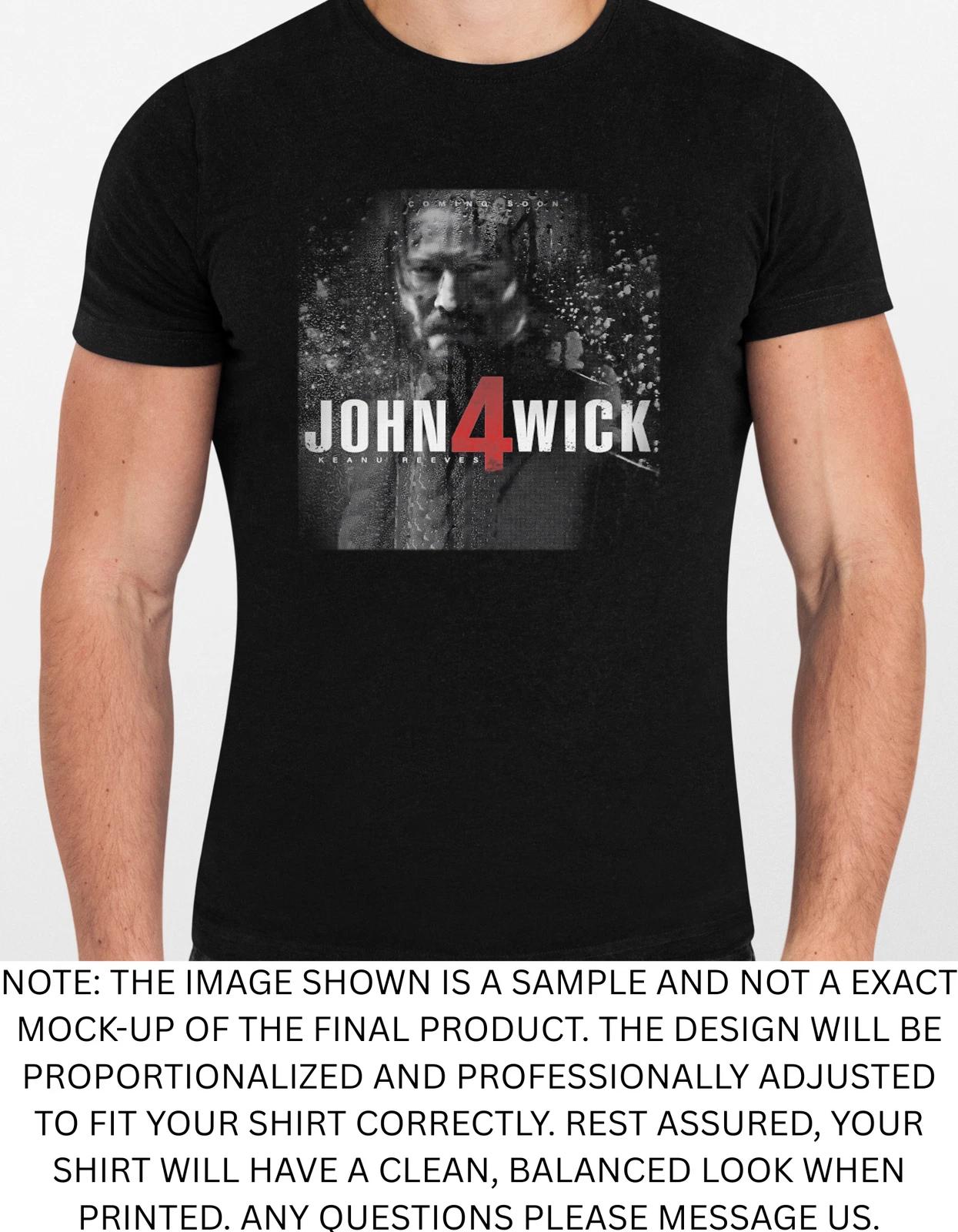 Men s and Women s T-shirts John Wick 4 Poster Graphic M