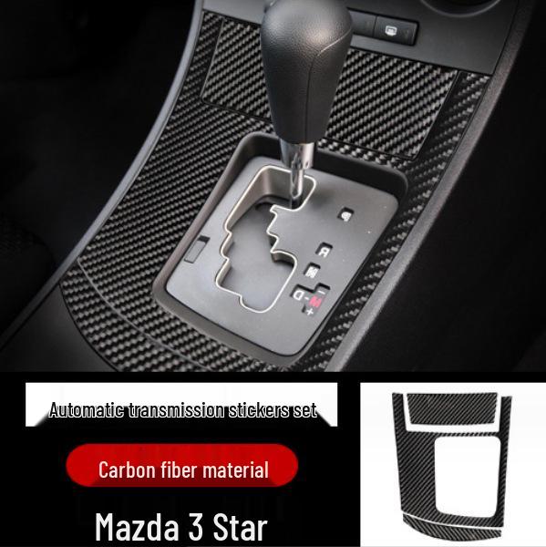 Mazda3 Xingcheng Carbon Fiber Interior Trim for Center Console & Window Lift