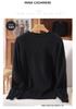 Women's Mink Cashmere Short Sweater with Half-High Collar and Rabbit Fur Knit, Slimming Fit