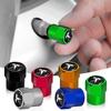 4Pc/set Metal Car Wheel Tire Valve Air Stem Cap For Model 3 2021 S X Y Style Roadster Invader Coil Mod WYE K80 Accessories