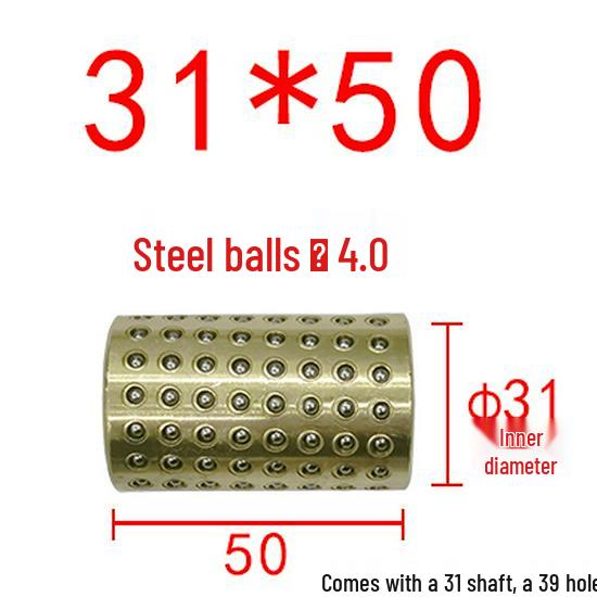 Golden Copper Ball Bearing Cage Mold Guide Bush Holder