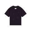 WE11DONE Ss22 Neon Logo Print Crew Neck Short Sleeve T-Shirt Unisex T-Shirts Black WD-TT1-22-690-U-BK